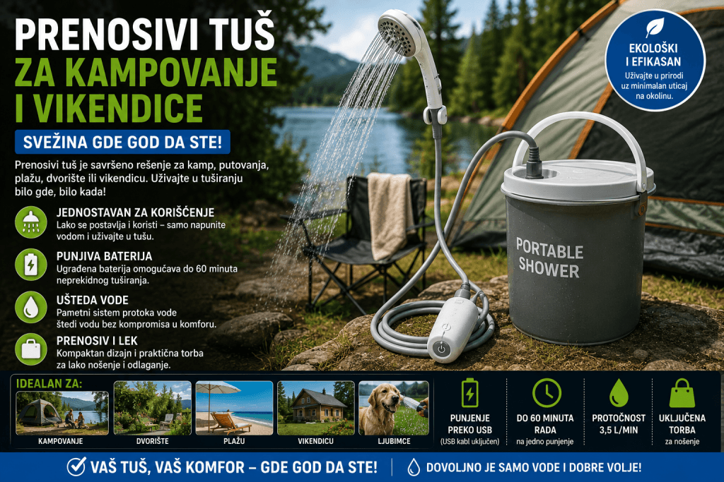 prenosivi tus za kupanje