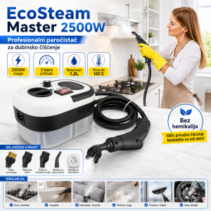 Profesionalni Paročistač sa Rezervoarom - EcoSteam Master 2500W