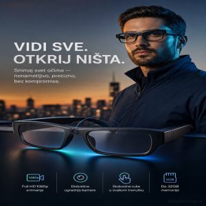 Naočare sa ugrađenom kamerom 1080p rezolucija