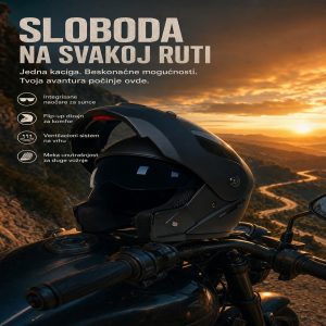 FLIP UP kaciga za motor