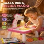 Stočić za crtanje sa projektorom