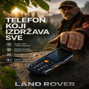 Land Rover telefon dual sim sa srpskim menijem na ekranu
