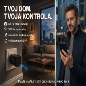 Wifi HD Punjac kamera detekcija pokreta 1080P