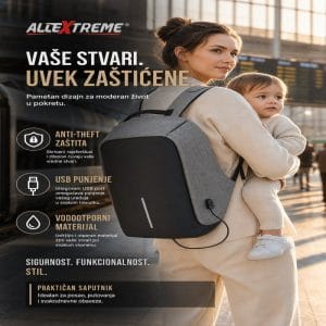 Ranac boban školski sa ergonomskim dizajnom i bogatim kapacitetom