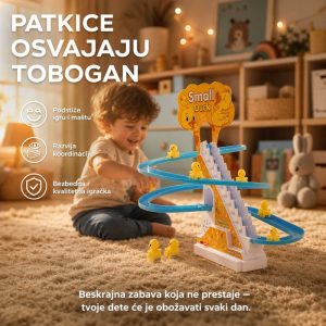 Svetleci tobogan Patkice dečija igrača kompletan proizvod