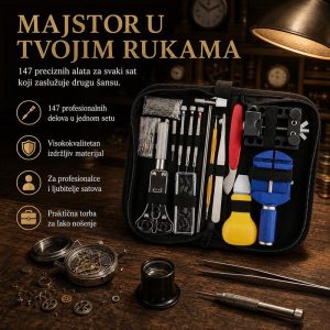 Alat za popravku satova veliki profi set