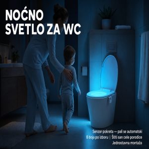 Led svetlo za wc šolju