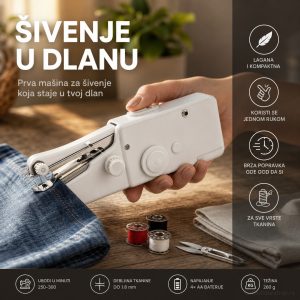 Mini ručna mašina za šivenje