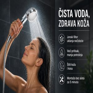 Tuš sa jonskim filtriranjem