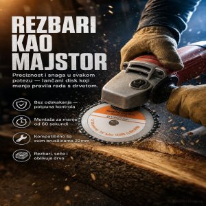 Ploča za obradu drveta 115X22 mm