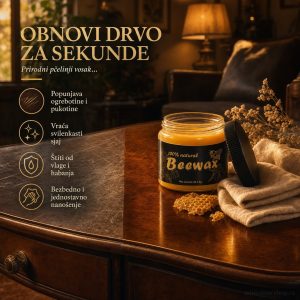 VOSAK ZA POLIRANJE DRVETA 1 + 1 GRATIS