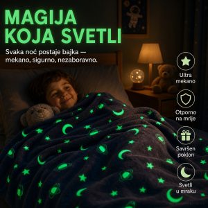 Dečije magično ćebe koje svetli u mraku