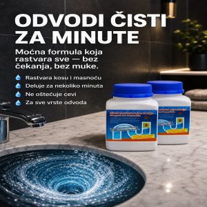 2 bočice TERMINATOR PRAHA – SREDSTVO ZA OTPUŠAVANJE ODVODA I WC ŠOLJA (520 GR)