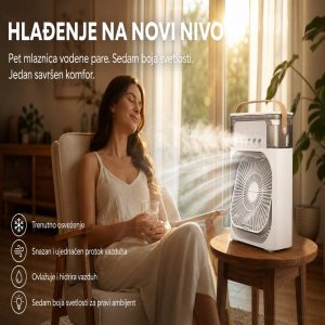 Mini klima 5u1 sa vodenom maglom – kompletan pregled