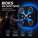 Muzička tabla za boks sa crvenim rukavicama za boks kompletan set