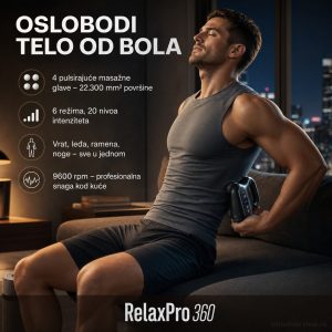 Moćni masažer celog tela-RelaxPro 360