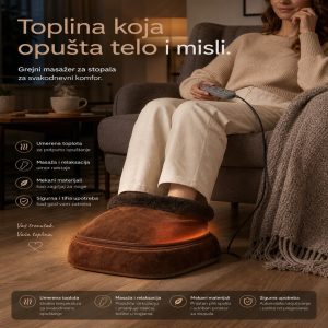 ComfortDeluxe - 2 u 1 Masažer i Grejač