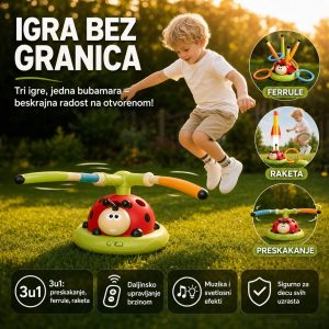 Bubamara 3u1 – Višenamenska igračka za sate zabave
