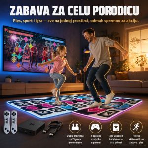 Velika dupla prostirka za tv gaming ceo proizvod