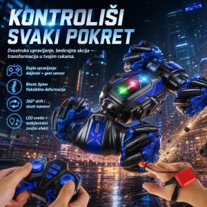 Transformers auto na daljinski sa transformacijom robota