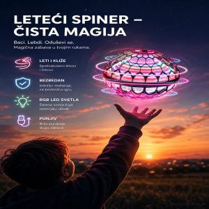 magična leteća loptica leteci spiner igračka