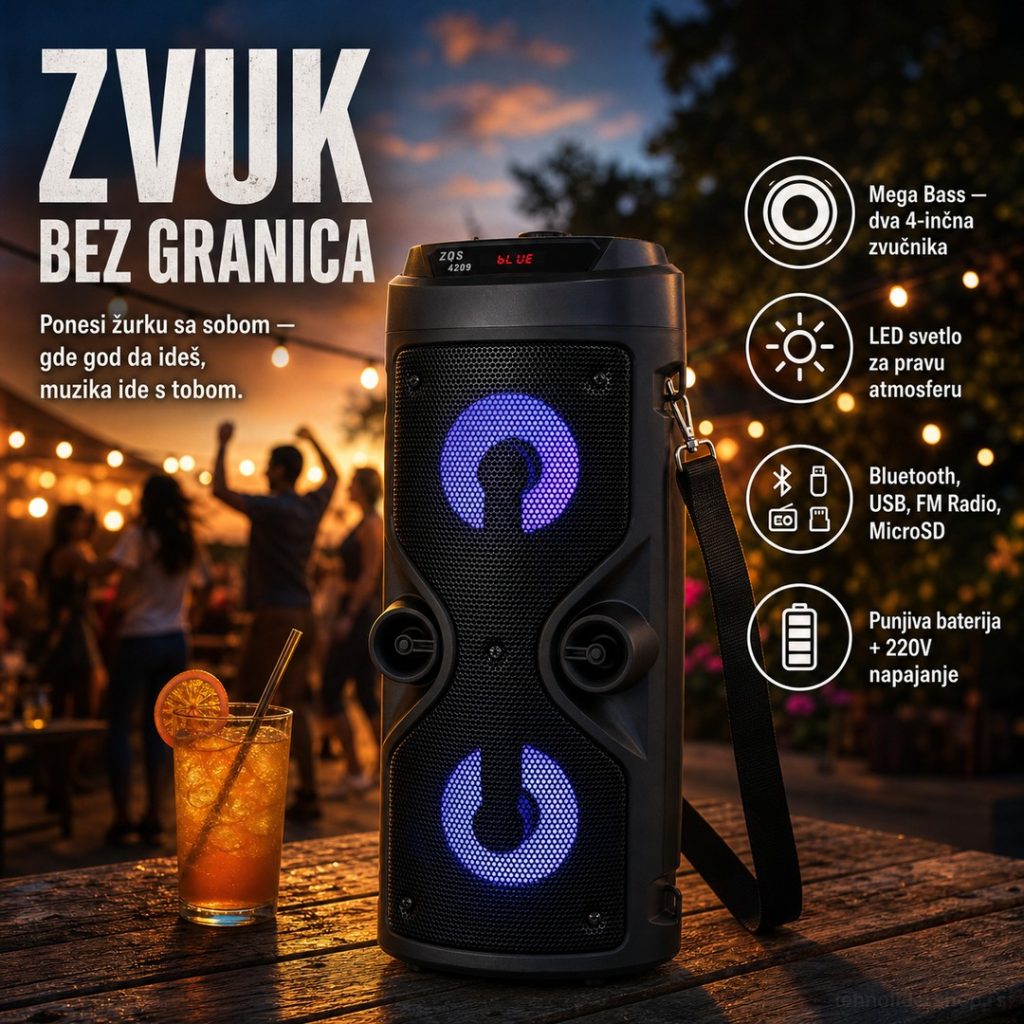 Bluetooth zvučnik ZQS-4210