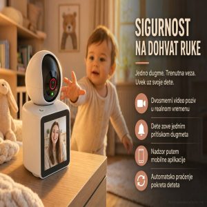 Bebi kamera sa monitorom kompletna sigurnosna putanja