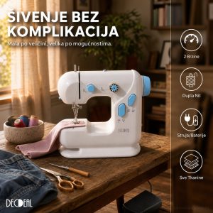 Mašina za šivenje-Mini Masina za sivenje