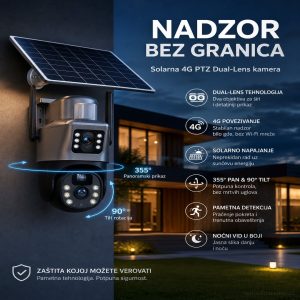 Solarna 4G PTZ Duo Kamera – Sigurnost bez ograničenja