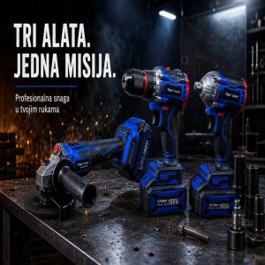 Aku set 3u1 Aku Brusilica+Aku odvijac+Aku srafilica TitanPower