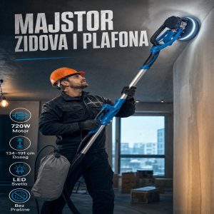 Žirafa zidna brusilica 720W sa potenciometrom + Led Svetlo