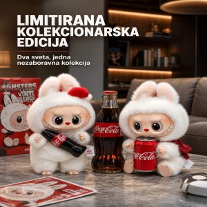 Labubu x Coca-Cola limitirana figurica - kolekcionarska edicija