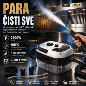 Paročistač pritiska - profesionalni uređaj za čišćenje