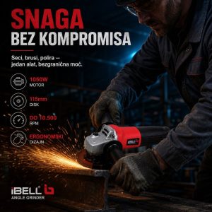 Ugaona Brusilica 1000w