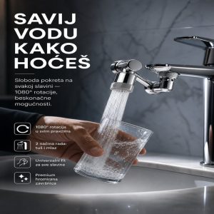 Rotirajući adapter slavine Splasher