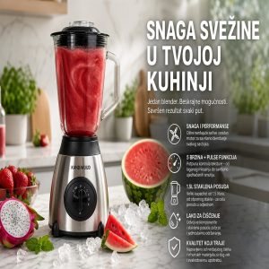 Profesionalni blender ice crusher sa staklenom posudom