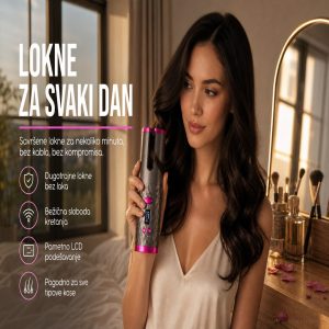 Bežični uvijač za kosu CurlQueen