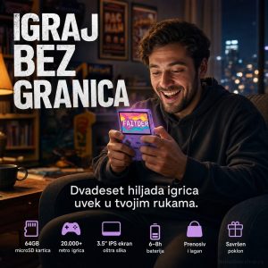 Retro Konzola XGB35 – 20.000 Igrica, IPS Ekran i TV Izlaz