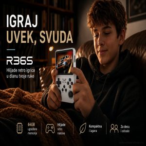 Ručna Konzola Game Master R36S 64GB – Retro Gaming Za Decu i Odrasle
