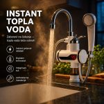 Slavina za Sudoperu sa Digitalnim Bojlerom i Tušem – Instant Topla Voda
