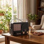 retro radio bluetooth — pakovanje