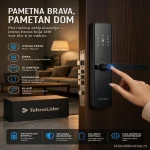 smart brava - Smart Brava sa 5 Načina Otključavanja – Otisak Prsta, Šifra, Kartica, TTLock i Ključ