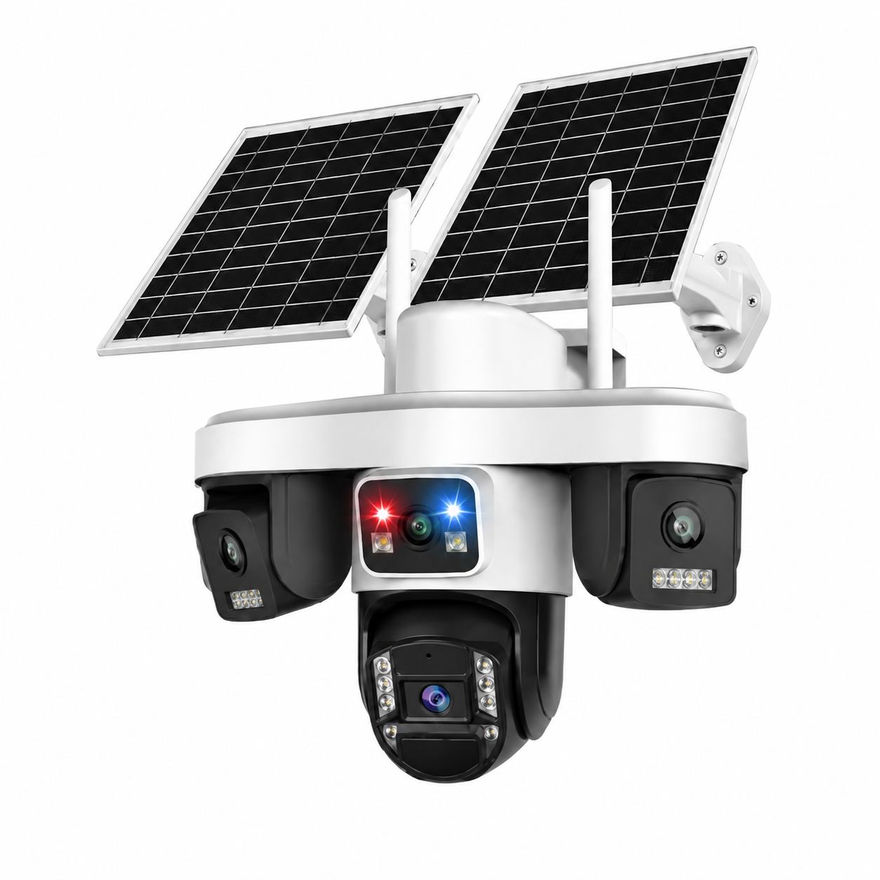 AOV AI 4G Solarna Kamera sa 4 sočiva solarna kamera 4 sociva 4G - prednja strana