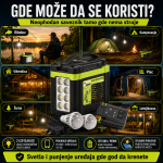 solarni prenosivi sistem gd — u upotrebi