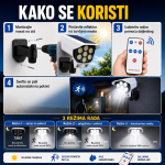solarni reflektor - lažna kamera — detalji