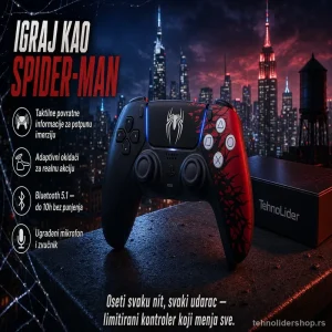 Sony PlayStation 5 DualSense Bežični Kontroler – Spider-Man 2 Limitirano Izdanje