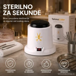 Sterilizator za Manikir i Pedikir Pribor – Kvarcne Kuglice 200°C