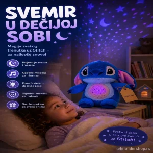 Stitch Plišani Projektor – Lampa i igračka u jednom