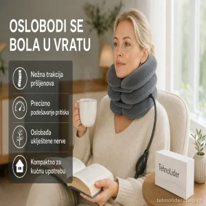 Vazdušni Jastuk za Trakciju Kičme i Vrata – Ručna Pumpa
