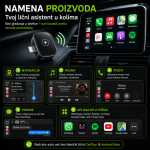 adapter carplay android bočni i zadnji pogled sa priključcima i indikatorima